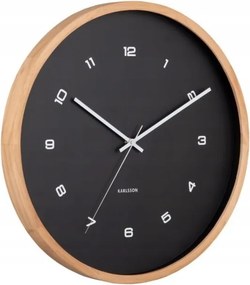 Falióra nagy fekete modern csendes konyha nappali Modesta XX