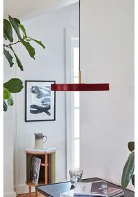 Piros LED függőlámpa fém búrával ø 31 cm Asteria Mini – UMAGE