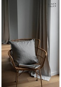 Len párnahuzat 50x50 cm Khaki – Linen Tales
