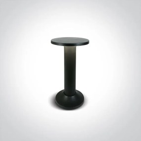 ONE LIGHT 67490-B-W MUSHROOM BOLLARDS Modern Kültéri Állólámpa Fekete LED IP44