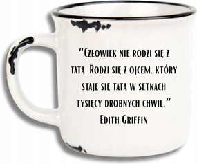 Bögre Fehér Retro Vicces Ajándék Apák Napja Ember Nem Születik