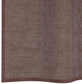 2 db barna fátyolfüggönyök rojtokkal 140x260 cm