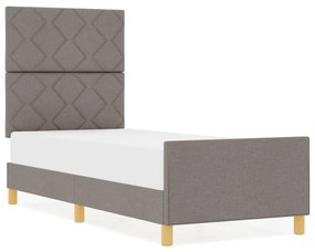 Ágykeret Taupe 80x200 cm Szövet