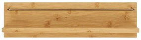 Natúr színű bambusz fali polc 45 cm Ember – House Nordic