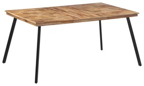 tömör tíkfa étkezőasztal 169 x 98,5 x 76 cm