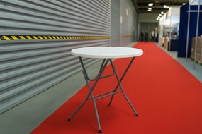 Összecsukható kerek "bárasztal"