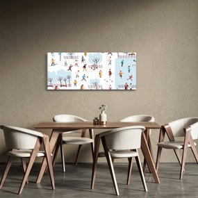 Kép - Boldog telet (120x50 cm)