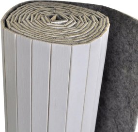 fehér bambusz paraván 250 x 165 cm