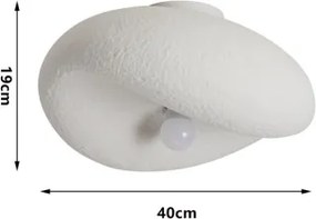 BRILAGI - WABI SABI mennyezeti lámpa 1x E27/60W/230V, átmérő 40 cm, fehér