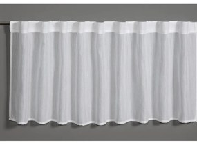 Fehér átlátszó függöny 45x140 cm Jacquard-Voile - Gardinia