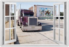 Poszterek 120x80 Amerikai teherautó