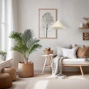 Kábeles csillár CAPITAL 1xGX53/15W/230V, Ø 46 cm, krémszínű