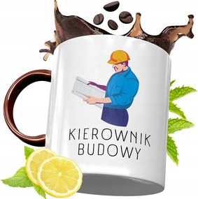 Bordó Bögre Építőknek Születésnapi Ajándék fényképes nyomtatással