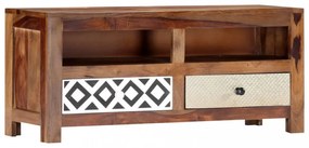 tömör kelet-indiai rózsafa TV-szekrény 90 x 30 x 40 cm