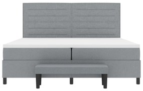 Boxspring ágy matraccal és paddal