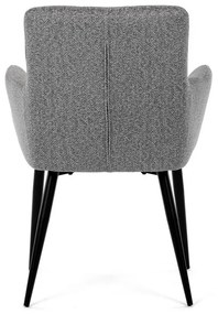 Szürke Szövet Étkezőszék, Ezüst Árnyalattal. DCH-P3146 SIL2