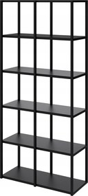 Könyvespolc Steel Box 177x80 Loft könyvek és iratrendezők