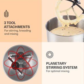 Klarstein Lucia, konyhai robotgép, turmixgép, húsdaráló, 1800 W