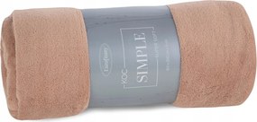 Ágytakaró SIMPLE1 150x200 Eurofirany mocha puha és könnyű