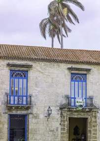 Poszter 67,5x95cm Hagyomånyos kubai håz erkéllyel, Assaf Frank