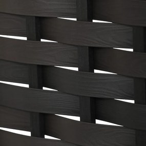 Fekete Tömörfa Paraván. EF-L145 BK