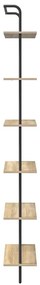 Könyvespolc sonoma tölgy 60 x 24 x 203 cm Faanyag