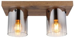 Globo 15915-2 - Mennyezeti lámpa UNDERWOOD 2xE27/40W/230V 16x41 cm