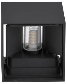 Kültéri fali lámpa KIOTO 1xG9/5W/230V IP44 fekete