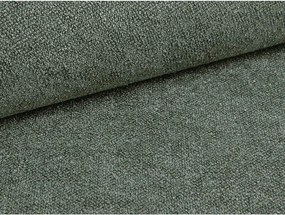 Mentazöld kárpitozott ágyneműtartós franciaágy ágyráccsal 200x200 cm Eric – Micadoni