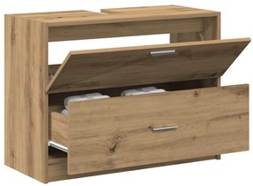 Mosdószekrény Mesteri Tölgy 78x37x59 cm Műanyag