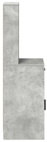 Magasfiú fiókkal Beton szürke 40 x 40,5 x 135 cm Faanyag
