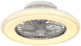 Globo 03654 - LED Dimmelhető mennyezeti ventilátor CORUSSO LED/40W/230V 3000-6500K + távirányító