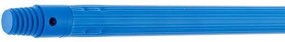 Nyél, menetes, bordázott, alukróm, 140 cm, BONUS HACCP, kék (KHT1641)
