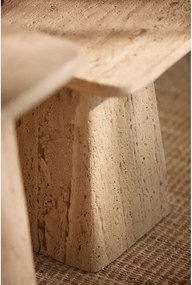 Tárolóasztal kő asztallappal 45x45 cm Kepami – Light &amp; Living