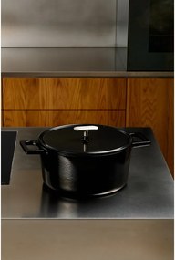 Indukciós tűzhelyhez alkalmas öntöttvas lábas fedővel 5,5 l Mattia 3.0 – FABINI