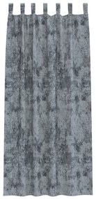Velúr Függönyök 2 db Gombfülekkel Ezüstszürke 245x140 cm
