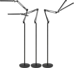 Brilagi - VARIO dimmelhető flexibilis LED állólámpa 14W/5V 157 cm fekete