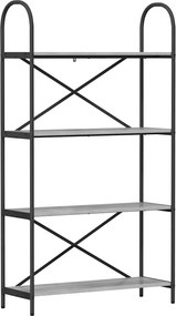 vidaXL Könyvespolc Szürke Sonoma 80 x 30 x 146 cm Faanyag