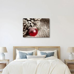 Üveg kép - Karácsonyi dekorációk (70x50 cm)