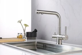 Konyhai Csaptelep Szűrt Vízhez Inox Acél