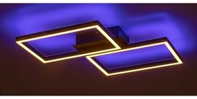 Rabalux 71032 - LED RGB Dimmelhető mennyezeti lámpa LUDANO LED/40W/230V + + távirányító