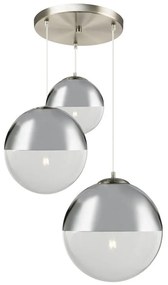 GLOBO 15851-3 - Csillár zsinóron VARUS 3xE27/40W/230V