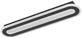 Eglo 901243 - LED Dimmelhető mennyezeti lámpa MACCHIONI LED/20W/230V fekete + + távirányító