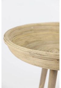 Rattan kerek tárolóasztal szett 2 db-os ø 56 cm Colon – Light &amp; Living