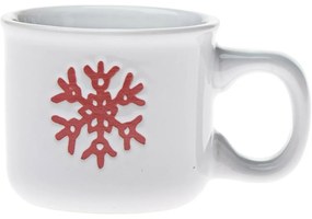 6 darab Vločka kerámia bögre szett, 90 ml