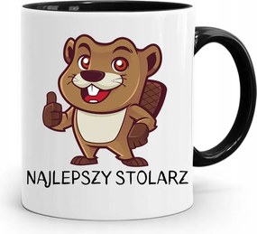 Bögre Fekete Asztalos Ajándék Legjobb Asztalos fényképes nyomtatással