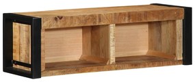 tömör nyers mangófa TV-szekrény 80x30x25 cm