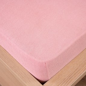4Home frottír lepedő, rózsaszín, 90 x 200 cm, 90 x 200 cm