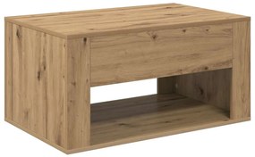 vidaXL Dohányzóasztal fiókkal Artisan tölgy 80 x 50 x 40 cm Faanyag