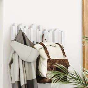 Fehér műanyag fali fogas Sticks – Umbra